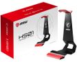 MSI HS01 HEADSET STAND Sturdy metal design with non slip base (HS01 HEADSET STAND)