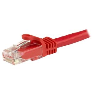 STARTECH "Cat6 Patch Cable with Snagless RJ45 Connectors - 5m, Red"	 (N6PATC5MRD)