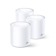 TP-LINK Deco X60 - Wi-Fi system (3 routers) - GigE - 802.11a/ b/ g/ n/ ac/ ax - Dual Band (DECO X60(3-PACK))
