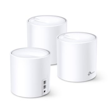 TP-LINK Deco X60 - Wi-Fi system (3 routers) - GigE - 802.11a/ b/ g/ n/ ac/ ax - Dual Band (DECO X60(3-PACK))