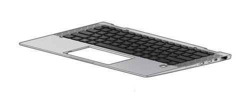 HP TOPCOVER W/KYBD BL NRL (L70776-DH1)