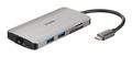D-LINK 8-in-1 USB-C Hub with HDMI/Ethernet/Card Reader/Power Delivery