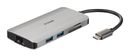 D-LINK 8-in-1 USB-C Hub with HDMI/ Ethernet/ Card Reader/ Power Delivery