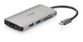D-LINK D Link 8in1 USB C Dock with HDMI Gigabit Ethernet Card Reader and Power Delivery (DUB-M810)