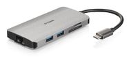 D-LINK 8-in-1 USB-C Hub with HDMI/ Ethernet/ Card Reader/ Power Delivery (DUB-M810)
