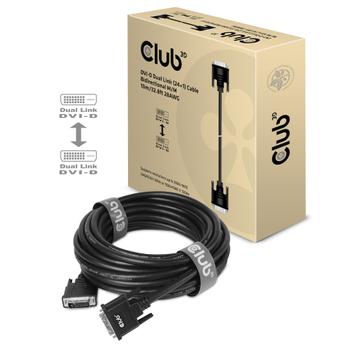 CLUB 3D Club3D DVI-Kabel Dual Link (24+1) bidirektional 10m St/St retail (CAC-1220)