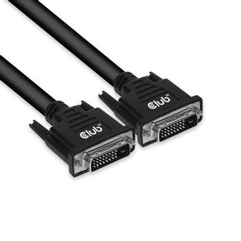 CLUB 3D Club3D DVI-Kabel  Dual Link (24+1) bidirektional  3m St/St retail (CAC-1223)
