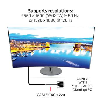 CLUB 3D Club3D DVI-Kabel Dual Link (24+1) bidirektional 3m St/St retail (CAC-1223)