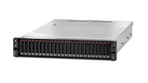 LENOVO ThinkSystem SR650 7X06 - Server - rack-mountable - 2U - 2-way - 1 x Xeon Silver 4214R / 2.4 GHz - RAM 32 GB - SAS - hot-swap 2.5" bay(s) - no HDD - Matrox G200 - no OS - monitor: none (7X06A0JREA)