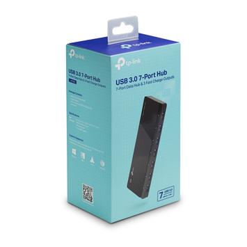 TP-Link UH700 - Hub - 7 x SuperSpeed USB 3.0 - stasjonær (UH700)