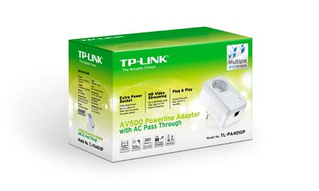 TP-LINK AV500 Powerline With AC Pass (TL-PA4010P)