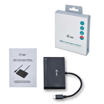 I-TEC USB C TRAVEL ADAPTER W PD 4K HDMI/ USB 3.0/ USB-C PD/DATA ACCS (C31DTPDHDMI)