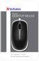 VERBATIM Optical Desktop Mouse - Mus - 2.4 GHz - trådløs modtager (USB)