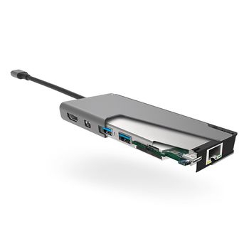 ALOGIC Ultra Series USB-C Dock PLUS with Power Delivery USB-C 3.1 / Thunderbolt 3 Dockningsstation (ULDPLS-SGR)