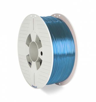 VERBATIM 3D Printer Filament PET-G 1.75MM 1KG BLUE TRANSPARENT (55056)