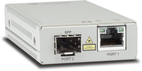 Allied Telesis s AT MMC2000/ SP - Fibre media converter - 1GbE - 10Base-T, 1000Base-X,  100Base-TX,  100Base-X,  1000Base-T - RJ-45 / SFP (mini-GBIC) - up to 550 m - 850 nm (AT-MMC2000/SP-960)
