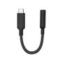 ALOGIC Elements PRO 10cm USB-C to 3.5mm Audio Adapter - Black (ELPC35A-BK)