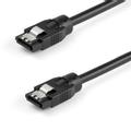 STARTECH 0.3 M ROUND SATA CABLE - 6GBS SATA CORD - LATCHING CONNECTORS CABL
