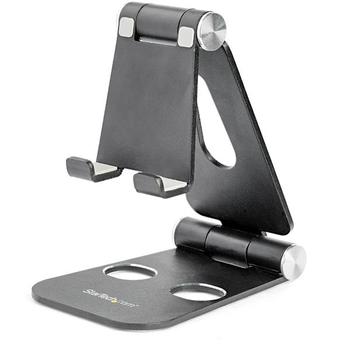 STARTECH SMARTPHONE AND TABLET STAND - PORTABLE AND FOLDABLE - BLACK ACCS (USPTLSTNDB)