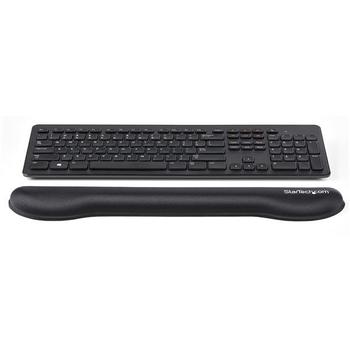 STARTECH GEL KEYBOARD WRIST REST - BLACK - ERGONOMIC - NON-SLIP DESIGN ACCS (WRSTRST)