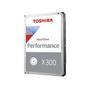 TOSHIBA X300 PERFORMANCE HDD 4TB 3.5 SATA 7200 RPM 256MB CMR INT (HDWR440EZSTA)