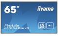 IIYAMA 65inch LCD UHD, SDM-L - 65inch 3840x2160,  4K UHD IPS panel (LH6542UHS-B3)