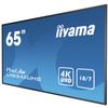IIYAMA 65inch LCD UHD, SDM-L - 65inch 3840x2160,  4K UHD IPS panel (LH6542UHS-B3)