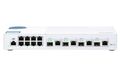 QNAP QSW-M408-4C 8 port 1Gbps 4 port 10G SFP+/ NBASE-T Combo Web Managed Switch
