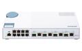 QNAP QSW-M408-4C 8 port 1Gbps 4 port 10G SFP+/ NBASE-T Combo Web Management Switch (QSW-M408-4C)