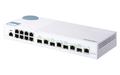 QNAP QSW-M408-4C 8 port 1Gbps 4 port 10G SFP+/ NBASE-T Combo Web Management Switch (QSW-M408-4C)