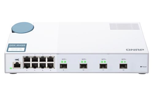 QNAP QSW-M408S 8 port 1Gbps 4 port 10GbE SFP+ Web Managed Switch (QSW-M408S)