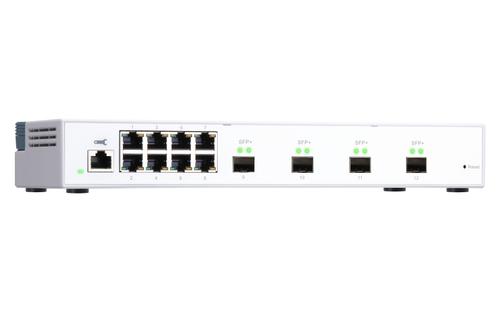 QNAP QSW-M408S 8 port 1Gbps 4 port 10GbE SFP+ Web Management Switch (QSW-M408S)