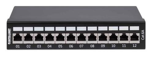 INTELLINET INT Patch Panel, 12 ports Shield CAT 6A Desktop box (720915)