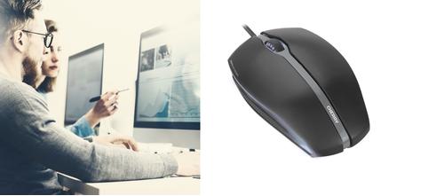 CHERRY GENTIX CORDED ILLUMINATE BLACK . PERP (JM-0300 $DEL)