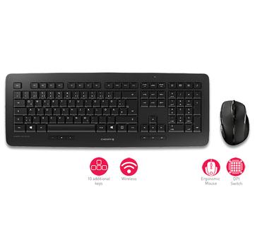 CHERRY DW5100 WRLS DESKTOP PAN BLACK PAN-NORDIC - BLACK PERP (JD-0520PN-2)