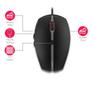 CHERRY GENTIX 4K CORDED MOUSE USB BLACK PERP (JM-0340-2)