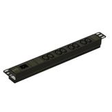APC Easy Basic Rack PDU EPDU1016B - strømfordelerenhet - 3680 VA (EPDU1016B)