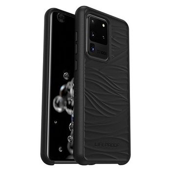 LIFEPROOF WAKE - Baksidesskydd för mobiltelefon - havsbaserad återvunnen plast - svart, mjukt vågmönster - för Samsung Galaxy S20 Ultra, S20 Ultra 5G (77-65125)