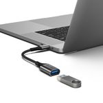 ALOGIC Ultra USB-C till USB-A adapter 15 cm (ULCAA-SGR)