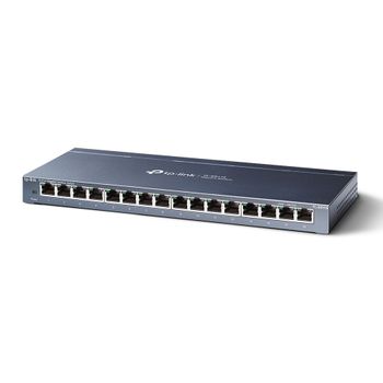 TP-LINK 16-Port Gigabit Desktop Switch RJ45 Ports Desktop Steel Case (TL-SG116)