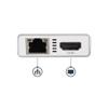 STARTECH USB-C Multiport Adapter w/ PD - 4K HDMI GbE USB 3.0 - Silver	 (DKT30CHPDW)