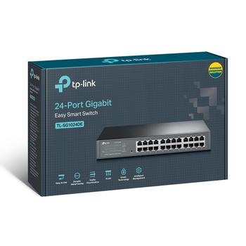 TP-LINK Netz Sw. 1000M 24P. 19 sma. (TL-SG1024DE)