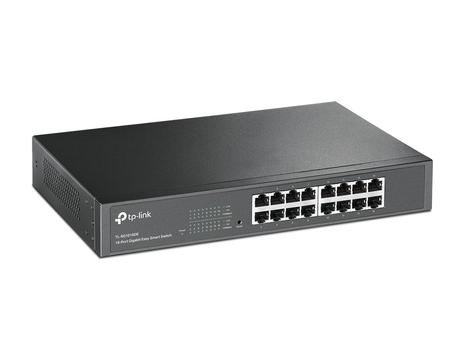 TP-Link JetStream TL-SG1016DE - switch - 16 porter - Styrt - rackmonterbar (TL-SG1016DE)