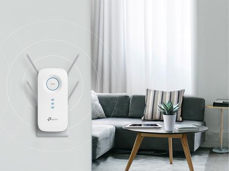 TP-LINK AC2600 Wi-Fi Range Extender RE650 - Wi-Fi range extender - GigE - Wi-Fi 5 - 2.4 GHz, 5 GHz (RE650)