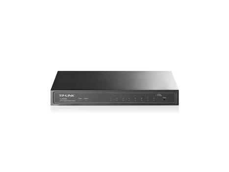 TP-LINK JetStream   8-Port Gigabit Smart Switch PORT: 8   Gigabit RJ45 Ports including 1 PoE IN Port SPEC: Desktop Steel Case FEATURE: Integration with Omada SDN Controller,   Static Routing,  802.1Q VLAN,  ST (TL-SG2008)