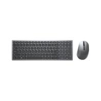 DELL Multi-Device KM7120W - tastatur- og mussett - QWERTY - US International - titangrå Inn-enhet