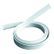 PURELINK Purelink kabel fletstrømpe,  hvid, 1,8m, udvides op til 20mm