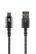 XTORM USB-C kabel, USB-C: Han - USB-A: Han, 1,0m,, sort, nylon