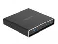 DELOCK External Enclosure for 2.5" SATA HDD / SSD with additional USB Type-Câ„¢ and Type-A Port and SD Slot