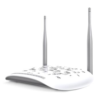 TP-LINK 300MBit/s WLAN N USB VDSL2 Modem Router Broadcom 802.11b/ g/ n 4 x FE LAN Ports 1 USB 2.0 Port Annex A (TD-W9970)